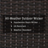 Palm Harbor Faux Wicker Towel Valet