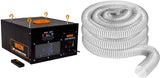 WEN 3410 3-Speed Remote-Controlled Air Filtration System (300/350/400 CFM) & FULTON 4 x 20′ Ultra Flex Clear-Vue Heavy Duty PVC Hose – MADE IN USA!