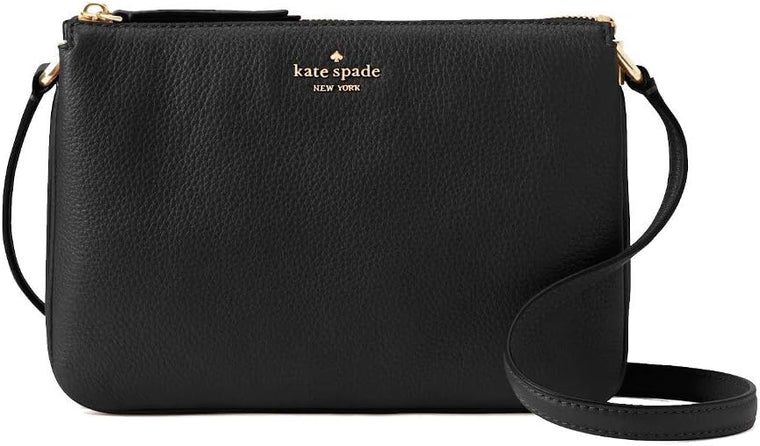 Kate Spade New York Triple Gusset Crossbody, Black