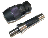Keyless 1/32- 5/8 Drill Chuck with R8 Shank Adapter (Bridgeport Type Shank)