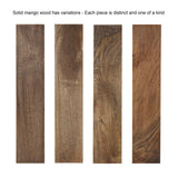 Kate and Laurel Soleyn Mid-Century Round Wood Side Table, 20 x 20 x 25, Natural, Decorative End Table with Boho Style for Use as Bedroom Nightstand or Living Room Accent