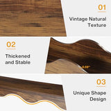 Tribesigns 63 Inches Farmhouse Console Table with Storage, Couch Table Behind Sofa, Long Entryway Sofa Station, Narrow Console Stand, Hallway Stand for Entryway Living Room, Brown